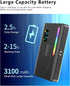ULANZI VL120 RGB Video Light, Pocket LED On-Camera Video Light with Built-in 3100mAh Battery, 360 Full Color Effects