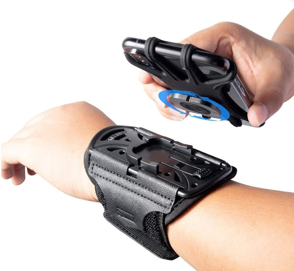 Wristband Phone Holder for Running, 360° Rotation & Detachable Sports Armband for iPhone and Samsung Galaxy