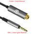 GEEKRIA 3.5mm to 4.4mm Balanced Adapter Cable, 5-core Audio Conversion Cord, Compatible with Headphones