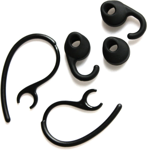 3pcs Gel Ear Bud Tips + 2pcs Ear Hook Loops Replacement for Jabra EASYCALL EASYGO Clear USA Cell Phones