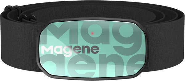 Magene H603 Chest Strap Heart Rate Monitor, ANT+ and Bluetooth Compatible, Fully Adjustable Strap for iPhone & Android
