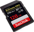 SanDisk Extreme Pro Memory Card, Compatible with Nikon D3400, D3300, D750, 128GB SD 4K with Combo Reader