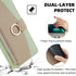 Asuwish Wallet Phone Case for Motorola Moto G 5G 2022 - Green, with Screen Protector, Mirror Flip, Card Holder & Strap.