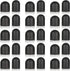 Larrel 30 Pcs Silicone Tablet Pen Nibs, 0.2'' & 0.28'' No Scratches Stylus