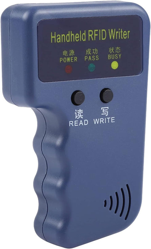 Locadence 125khz EM4100 RFID Reader Writer, Portable Handheld RFID ID Card Copier Reader Writer Duplicator