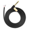 XMSJSIY 6.35mm TRS Pigtail Cable, 1/4 inch Stereo Male Plug to Bare Wire Adapter for Speaker Amplifier Microphone