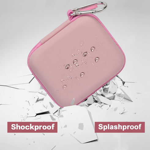 Case Compatible with Clutch - Pro Portable Charger for iPhone, Travel Holder Storage for Battery Pack, Pink