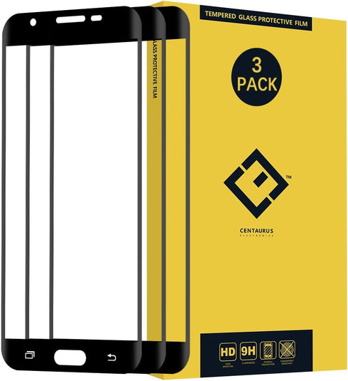 Screen Protector for Samsung Galaxy J7 2017, 3 Packs, Ultra-Thin 9H Hardness Tempered Film