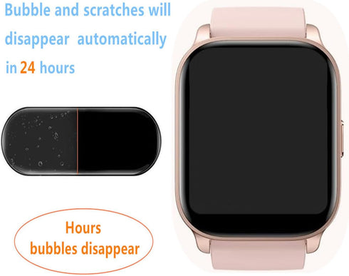 TOOBUR Smart Watch Screen Protector, 2.01 Full Coverage Clear TPU Soft Film (6 Pack) for IDW17 Smartwatch