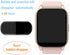 TOOBUR Smart Watch Screen Protector, 2.01 Full Coverage Clear TPU Soft Film (6 Pack) for IDW17 Smartwatch