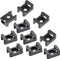 Cable Tie Mounting, 100 Pcs Zip Tie Base, 5 mm Screw Hole, Cord Tie Mount for Home/Office/Garden