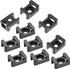 Cable Tie Mounting, 100 Pcs Zip Tie Base, 5 mm Screw Hole, Cord Tie Mount for Home/Office/Garden