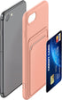kwmobile Case Compatible with Apple iPhone SE (2022) / SE (2020) / iPhone 8 / 7 - TPU Cover with Credit Card Holder