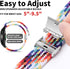 20mm Sport Loop Band for Samsung Galaxy Watch 6/5/4, Compatible with 40mm 44mm/Watch 5 Pro 45mm/Active 2