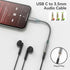 USB C to 3.5mm Aux Audio Dongle for iPhone 15 Pro Max, Samsung Galaxy S23, iPad Pro, Pixel - Type C Adapter