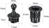 MECCANIXITY Speaker Grill Guides Plastic Black Ball Socket Type Dia 11mm for Speaker Parts Accessories Pack of 8