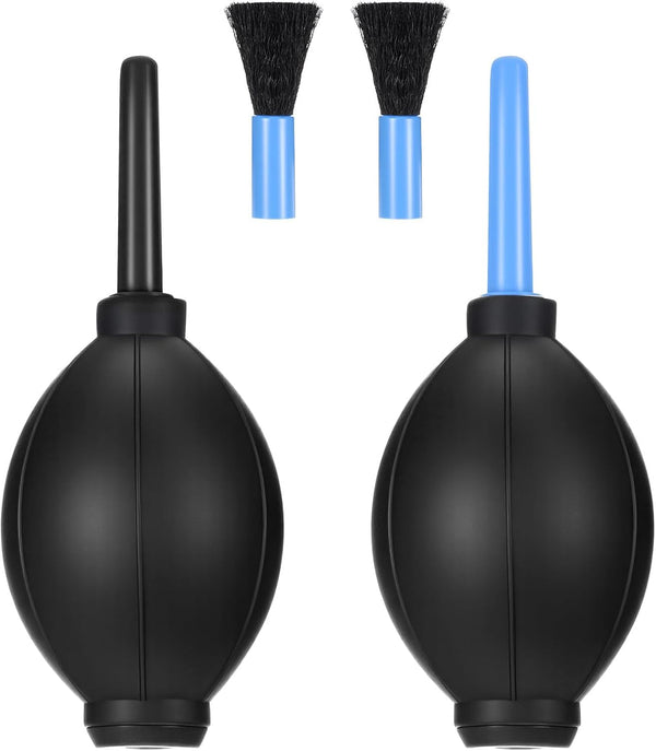 Larrel Air Blower Pump Cleaning Tools with Soft Brush, 2 Pcs Manual Air