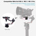 NICEYRIG Aluminum Power Bank Clamp for DJI RS 2/RS 3/RS 3 Pro, Universal Portable Charger Holder with Detachable Cold