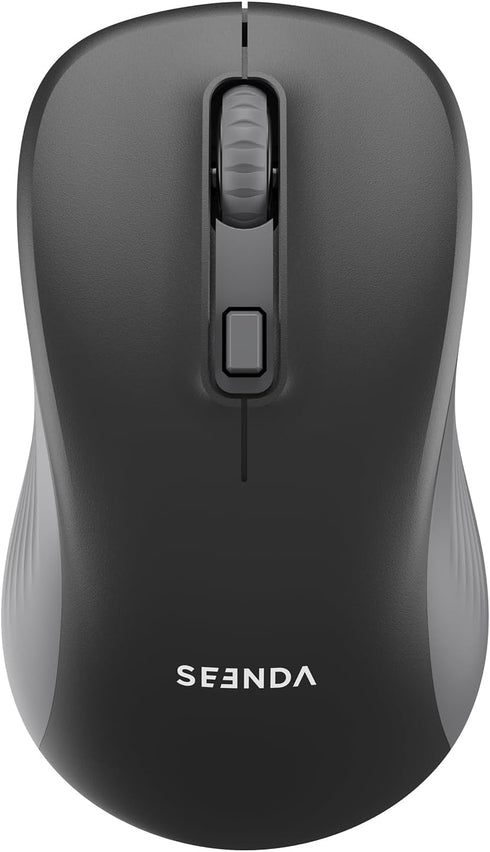 seenda Wireless Mouse, Bluetooth Mouse for Laptop - Dual Mode (Bluetooth + 2.4G USB) Compatible with MacBook and Windows