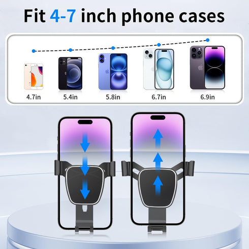 LUNQIN 2025 2026 Car Phone Holder for Kia Carnival Hybrid Auto Accessories Navigation Bracket Interior Screen
