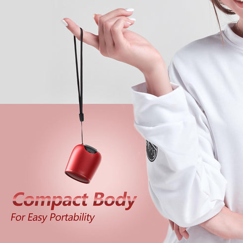 INSMY Small Bluetooth Speaker, Waterproof Mini Portable Wireless Speaker, Punchy Bass, Built-in Mic for Hiking