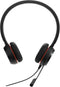 Jabra Evolve 30 II Wired Headset, Stereo, MS-Optimized – Pro Headset with Superior Sound for Calls and Music – 3.5mm