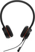 Jabra Evolve 30 II Wired Headset, Stereo, MS-Optimized – Pro Headset with Superior Sound for Calls and Music – 3.5mm
