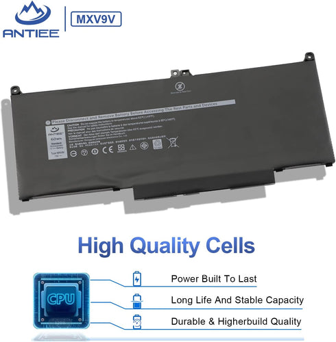 MXV9V 60Wh Laptop Battery for Dell Latitude 5300 5310 7300 7400, Inspiron 7300 7306 2-in-1