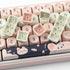 Sunzit PBT Keycaps - MOA Keycaps, 132 Keys Dye-Sublimation Custom Keycap Set for Cherry MX Mechanical Keyboards
