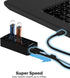SABRENT 36W 7 Port USB 3.0 Hub with Individual Power Switches and LEDs, includes 36W 12V/3A power adapter
