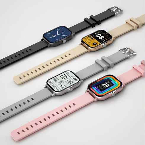 Smart Watch for Women Men - 1.83" Fitness Tracker, Answer/Make Calls, IP67 Waterproof, Heart Rate Monitor (Pink)