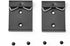 Din Rail Mount Clip 35mm Width, Universal Din-Rail Mounting Brackets Clamp for Switches and Injectors 2-Pack