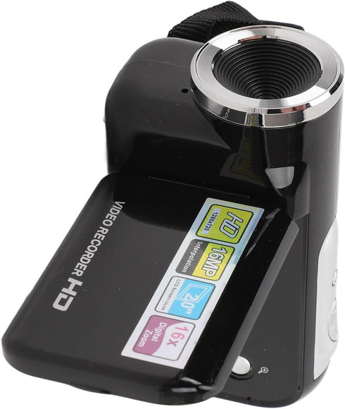 16MP 1080P 16X 2.0inch 1/4 Inch Camcorder Digital Zoom Rotatable Screen Anti Shake USB Port Threaded Hole Video Camera