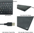 CUQI USB Mini Keyboard, DIY Experiment Mini Keyboard Gaming, USB Interface for Android TV Box, Windows PC
