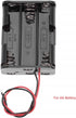 5PCS AA Batteries Holder Case with Wire Leads, 6 x 1.5V