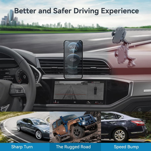 Car Phone Holder for Audi Q3 2019-2024, Strong Magnetic Vent Mount with 360° Adjustable Stand for Smartphones