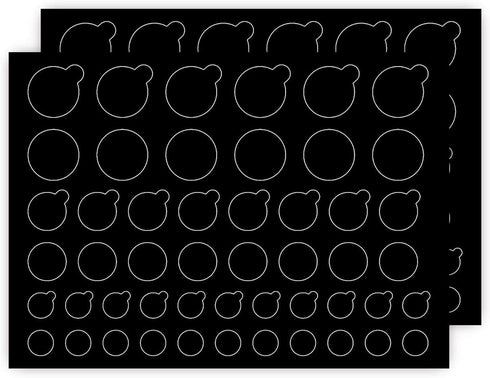TINGYI Webcam/Camera Covers Privacy Stickers for Lens Privacy Protection- 3 Sizes 2 Styles