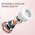 65H 6EQ 6.0 Uliptz Wireless Bluetooth Headphones, Playtime, Sound Modes, HiFi Stereo Over Ear Headphones