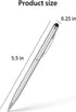 32 Pieces Stylus Pen for Touch Screens - 2 in 1 Universal Ballpoint Fine Tip Metal Pens, Black Ink for Most Capacitive