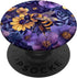 Botanical Bumblebee Lush Floral Honey Bees and Purple Flower PopSockets Standard PopGrip