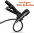 NHOPEEW 3.5mm Car Microphone for Car Stereo Universal Portable 5ft Lavalier Clip Mic for Vehicle Head Unit Bluetooth Radio