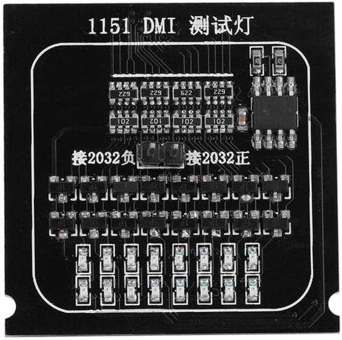 CPU Interface Motherboard Test Card, 2 in 1 Loading Board with LED Indicator for Intel