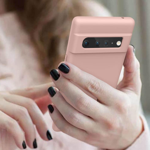 Amzpas TPU Case for Google Pixel 6 Pro, Durable Shockproof Phone Cover, Soft Anti-Scratch for Women Men