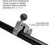 FANAUE Handlebar Base Mount Strong Rod Clamp, Compatible with RAM Mounts B Size Double Socket Arm