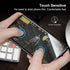 QUIETIP Compatible Case for Samsung Galaxy S20 FE, Magnetic Metal Clear Glass Case, Thin Body, Purple