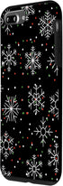 iPhone 7 Plus/8 Plus Black Christmas Phone Case Winter Lover Snowflake Case