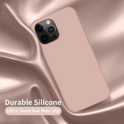 Cordking iPhone 13 Pro Max Case - Silicone Ultra Slim Shockproof Protective Phone Case with Soft Anti-Scratch