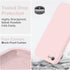 Vooii iPhone SE Case 2022/3rd/2020, iPhone 8/7 - Chalk Pink, Upgraded Liquid Silicone, Square Edges, Camera Protection.