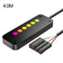 Y0S3QZ1 Case(4M) Power Button PC Switch Finger Slide ON/Off RGB Light Effect Motherboard External Switch Power SW