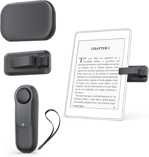 YUMAZLA Remote Control Page Turner for Kindle Paperwhite Oasis Kobo eReaders, Ergonomic Remote